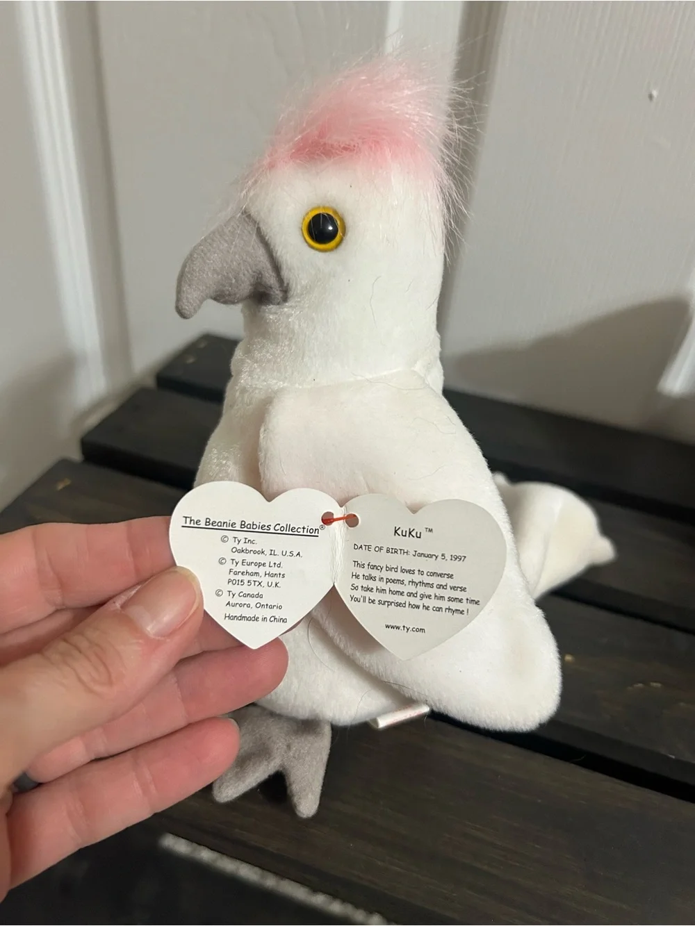 TY Beanie Babies NWT Bundle of 5 Wise, Early, KuKu, Jake, & Pinky